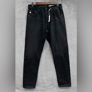 AG Adriano Goldschmied The Apex Black Drop-Rise Tapered Jeans Men’s Size 29 NWT